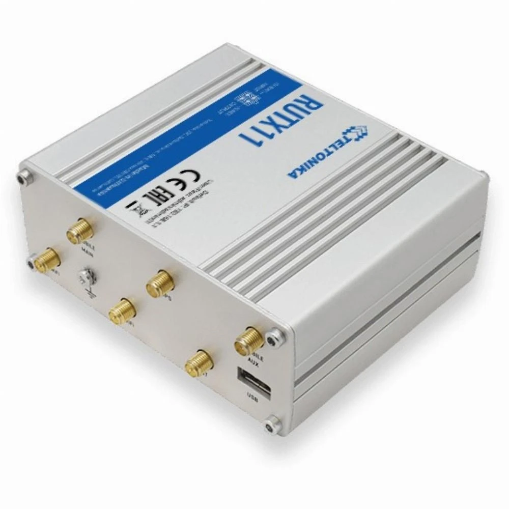 Šakotuvas Maršrutizatorius belaidis Teltonika RUTX11000000 (3G/4G/LTE SIM, 3G/4G/LTE USB, 2,4 GHz, 5 GHz)