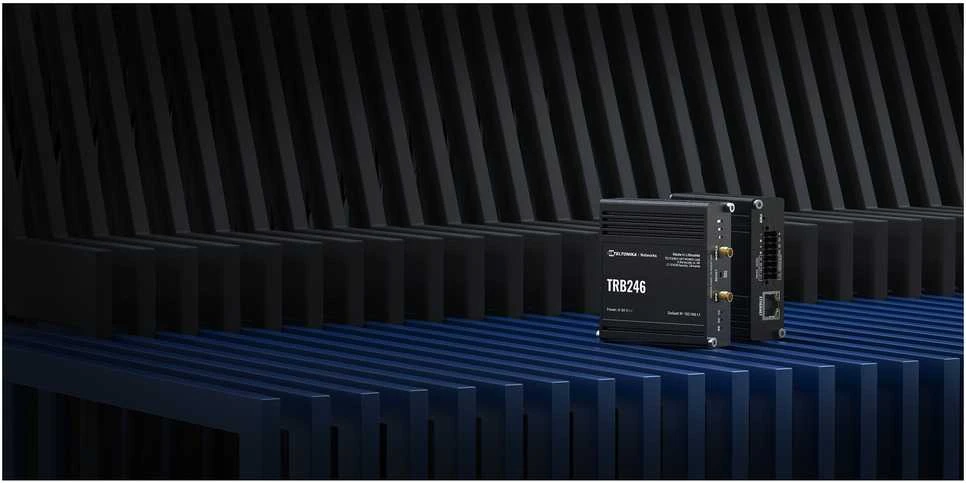 Maršrutizatorius Teltonika LTE Cat 4 Gateway | TRB246 | 10/100 Mbit/s | Ethernet LAN (RJ-45) jungtys 1 | Tinklelio atramos Nr. | MU-MiMO Nr. | 2G/3G/4G