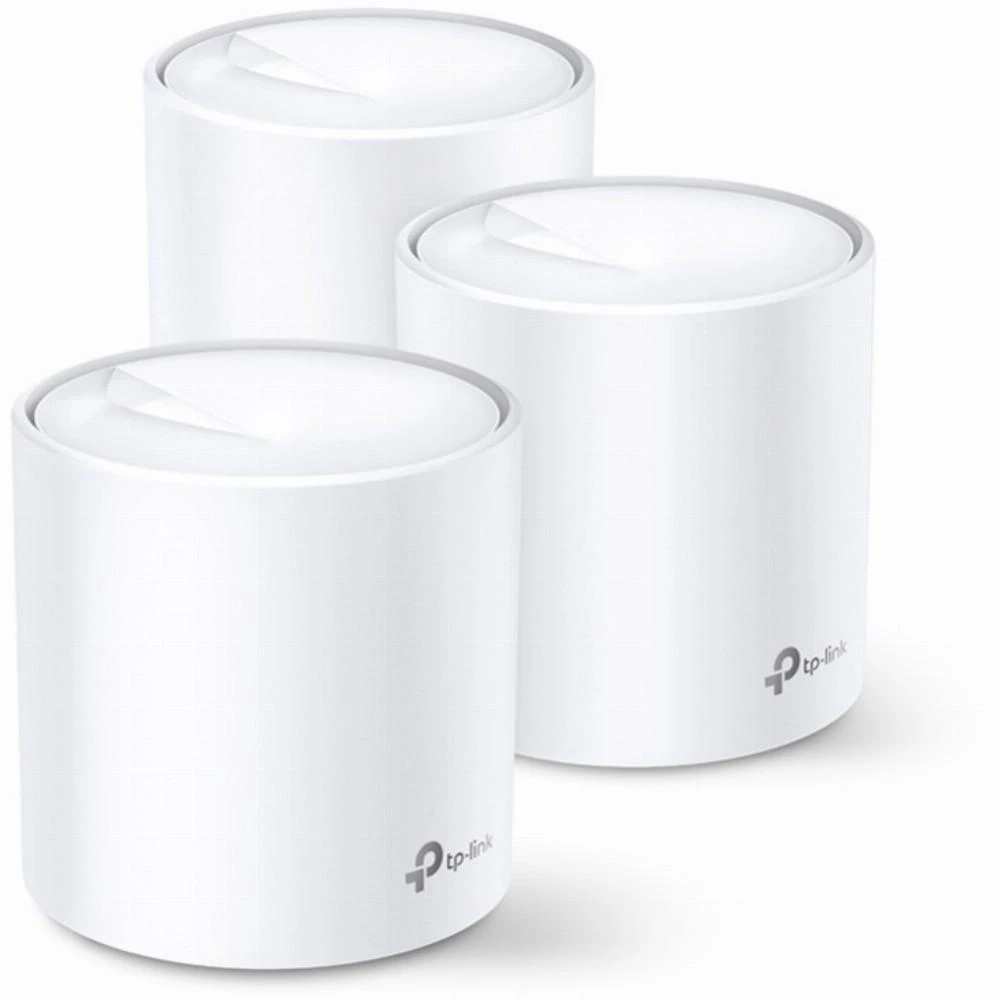 Maršrutizatorius TP-LINK Deco X60 AX3000 Wi-Fi 6 viso namo tinklelio sistema 2 paketų keturių branduolių procesorius 2x GE RJ45 4xint.antenos MU-MIMO
