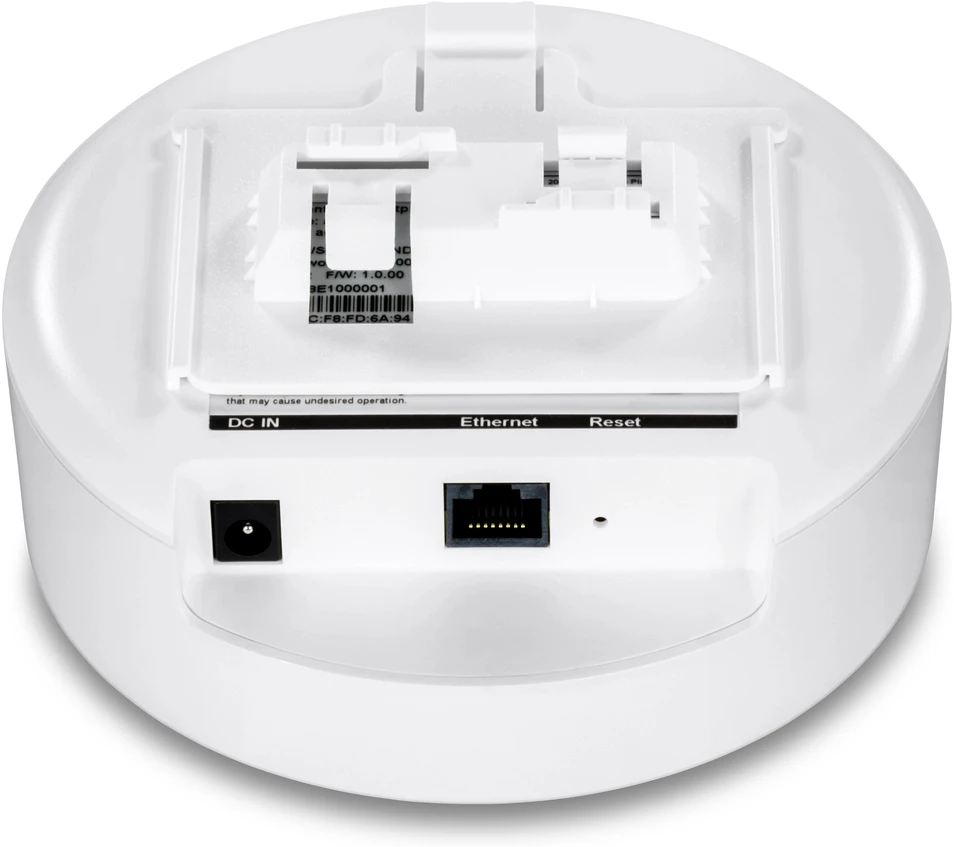 Maršrutizatorius Access Point TRENDnet TEW-823DAP dwuzakresowy belaidis AC1300 PoE do zastosowań wewnętrznych