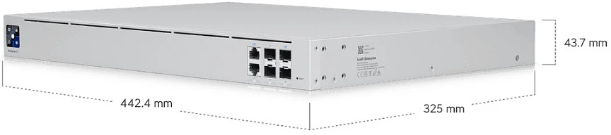 Maršrutizatorius Ubiquiti UXG-Enterprise tinklų sietuvas / valdiklis 2500, 10000, 25000 Mbit/ai