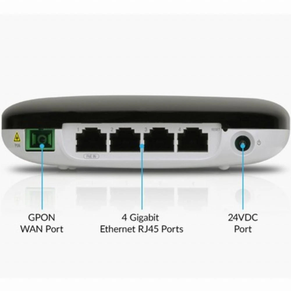 UBIQUITI UF-WIFI Ubiquiti UFiber WiFi 4 prievadų GPON Maršrutizatorius su Wi-Fi