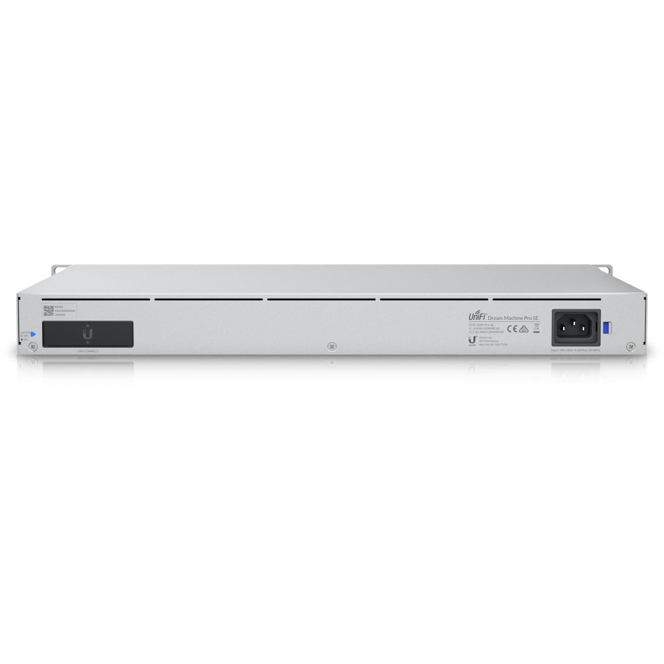 Šakotuvas Ubiquiti All-in-one Maršrutizatorius ir Security Gateway | UDM-SE | Nėra „Wi-Fi“ | 10/100/1000/2500 Mbit/s | Ethernet LAN (RJ-45) jungtys 8 | Tinklelio atramos Nr. | MU-MiMO Nr. | Nėra mobiliojo plačiajuosčio ryšio