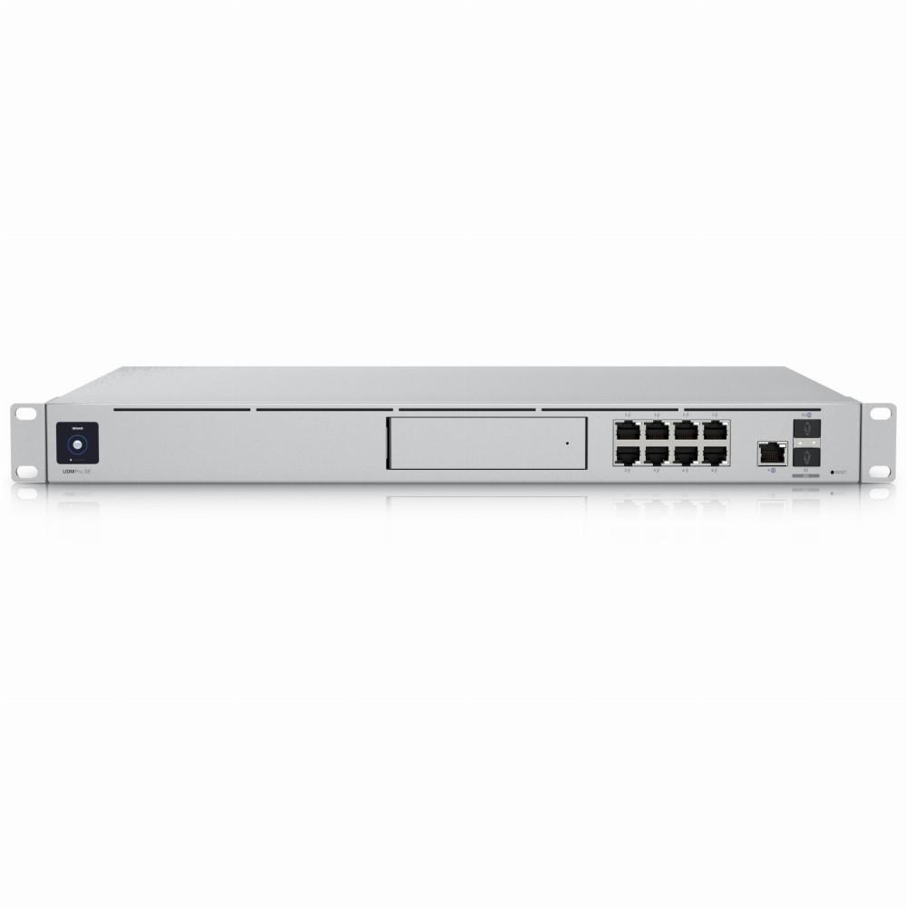 Šakotuvas Ubiquiti All-in-one Maršrutizatorius ir Security Gateway | UDM-SE | Nėra „Wi-Fi“ | 10/100/1000/2500 Mbit/s | Ethernet LAN (RJ-45) jungtys 8 | Tinklelio atramos Nr. | MU-MiMO Nr. | Nėra mobiliojo plačiajuosčio ryšio