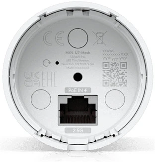 Maršrutizatorius Ubiquiti Ubiquiti U7 Mesh 5000 Mbit/s Baltas Obsługa PoE