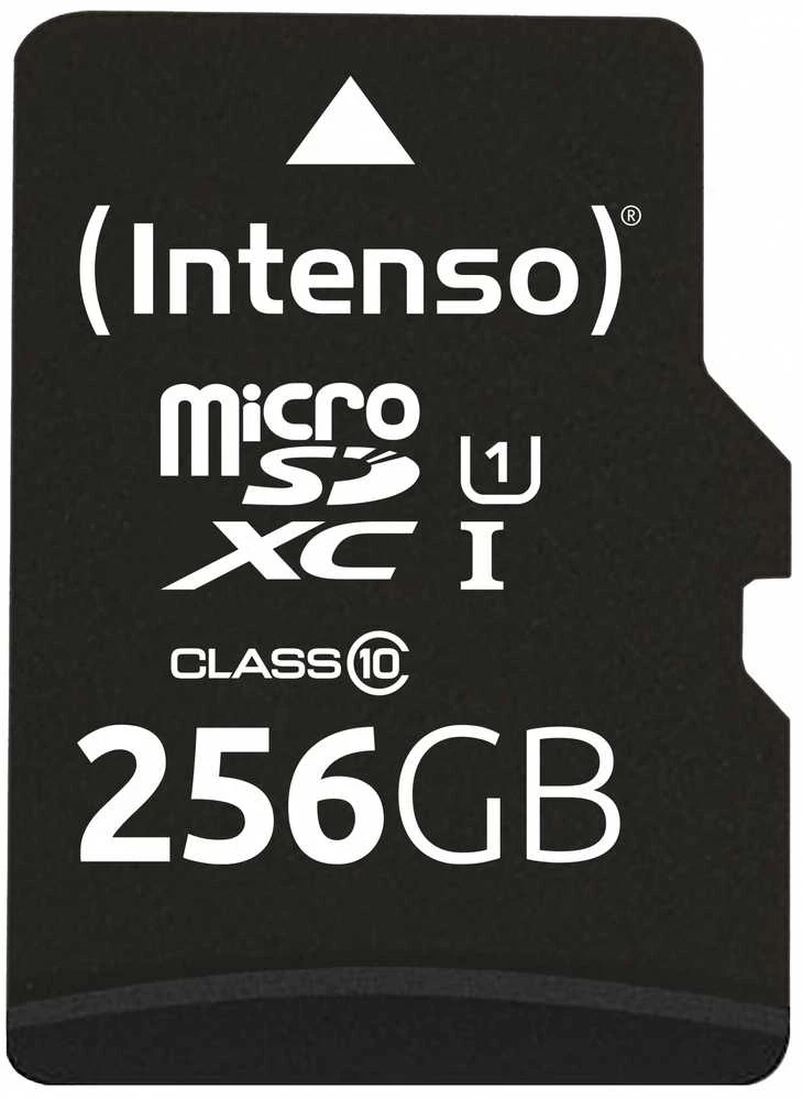 Atminties kortelė KORTELĖ ATMINTIES INTENSO Micro SDXC 256 GB