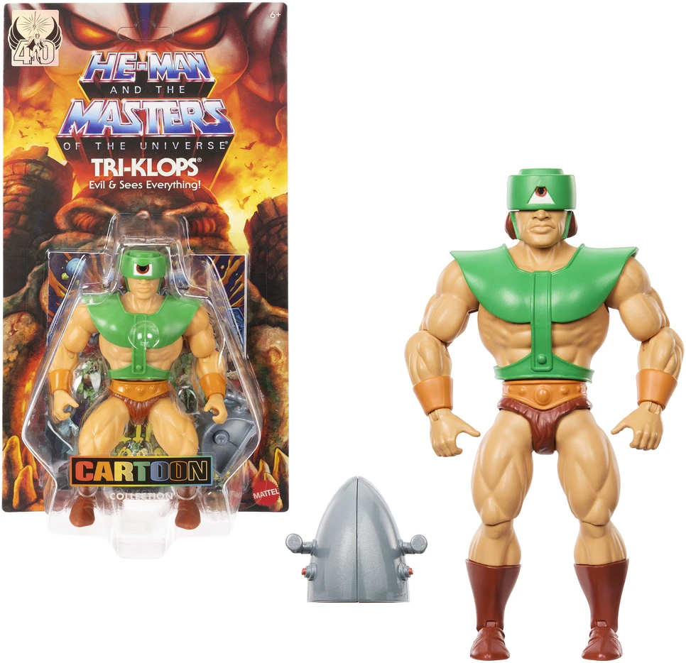 "Figūrėlė Mattel M.o.t.U. Origins Core Cartoon Collection Tri-Klops"