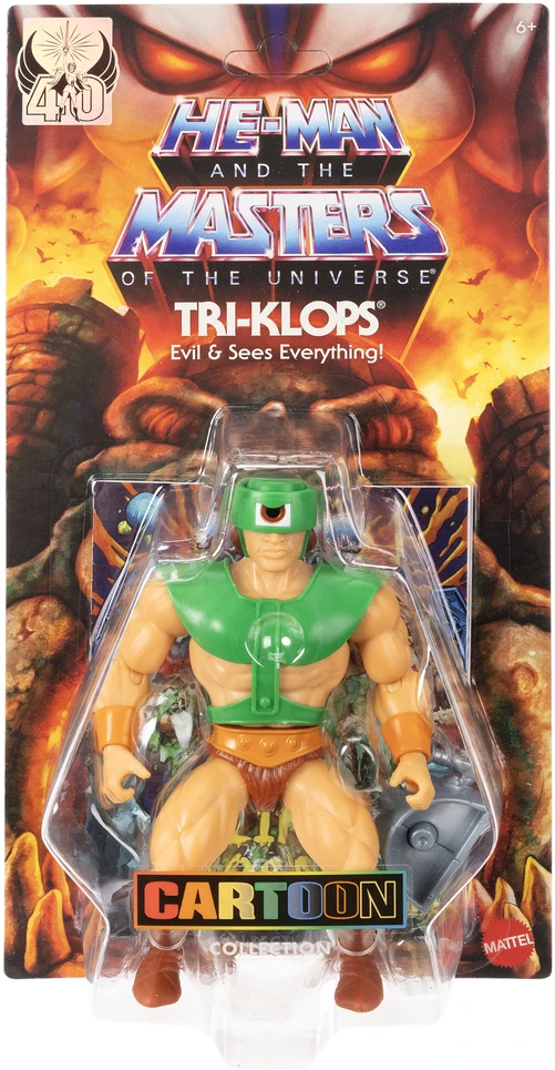 "Figūrėlė Mattel M.o.t.U. Origins Core Cartoon Collection Tri-Klops"