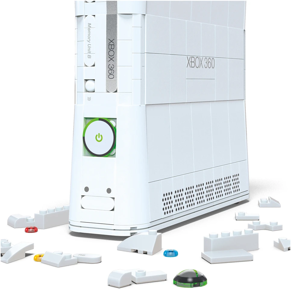 Mattel MEGA Microsoft XBOX 360 konstruktorius konsolės replika