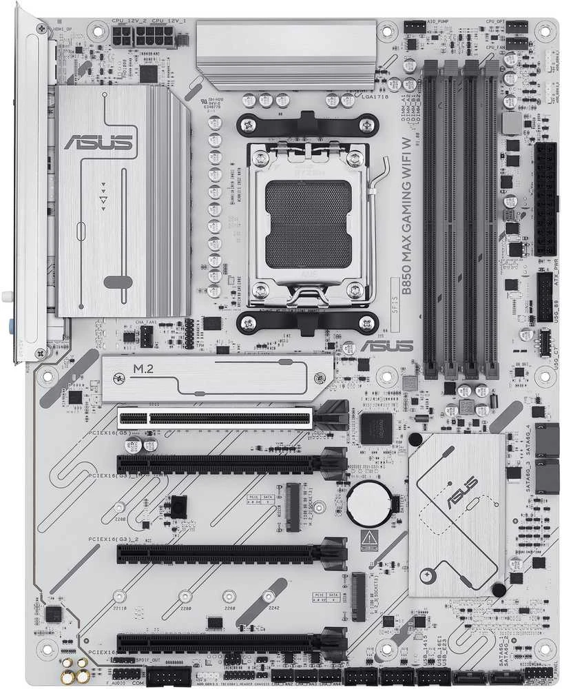 Pagrindinė plokštė ASUS B850 MAX GAMING WIFI W AMD B850 Socket AM5 ATX