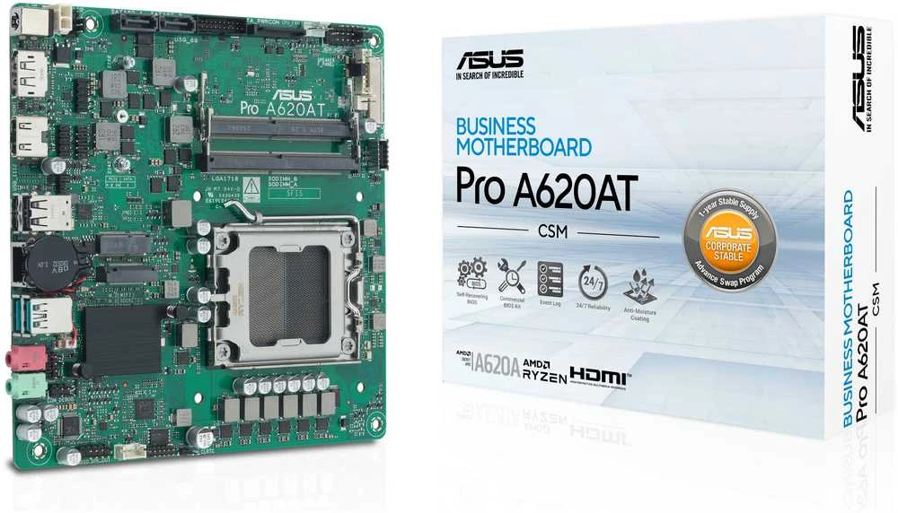 Pagrindinė plokštė MB ASUS PRO A620AT-CSM