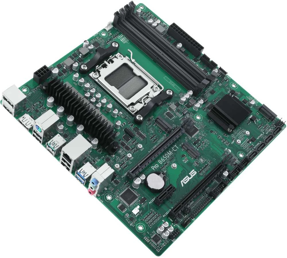 ASUS PRO B650M-CT-CSM, AMD B650 pagrindinė plokštė, AM5 lizdas, DDR5