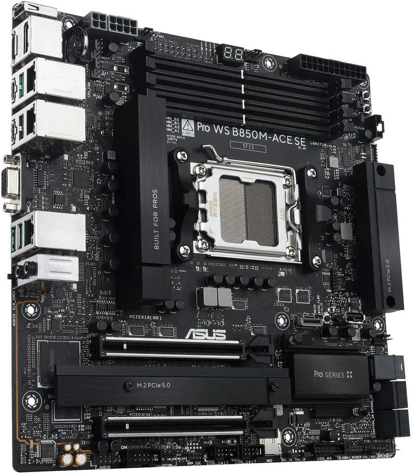 Asus PRO WS B850M-ACE SE AM5 AMD pagrindinė plokštė
