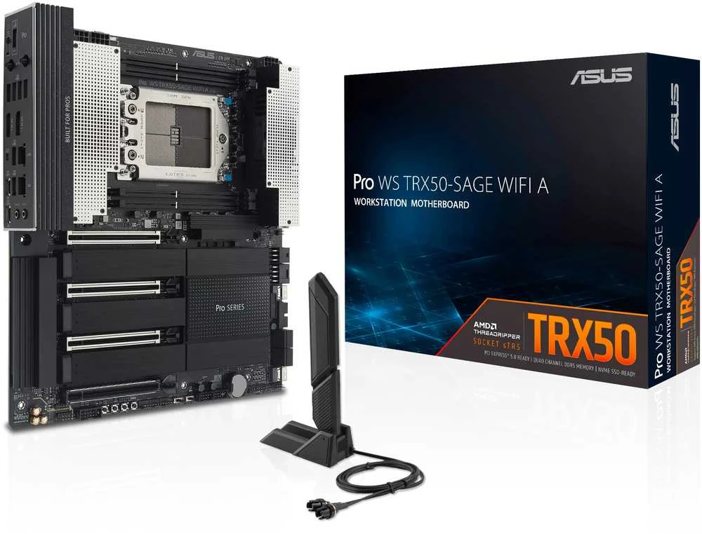 Pagrindinė plokštė ASUS PRO WS TRX50-SAGE WIFI A AMD TRX50 Socket sTR5 CEB