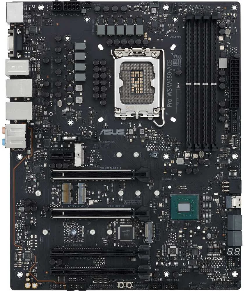 Pagrindinė plokštė ASUS PRO WS W680-ACE