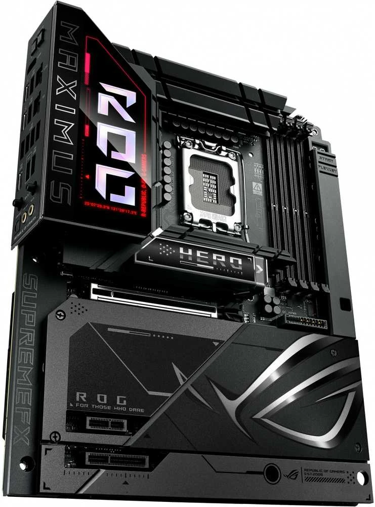 Pagrindinė plokštė MB ASUS ROG MAXIMUS Z890 HERO BTF (Intel.LGA1851.DDR5.ATX)