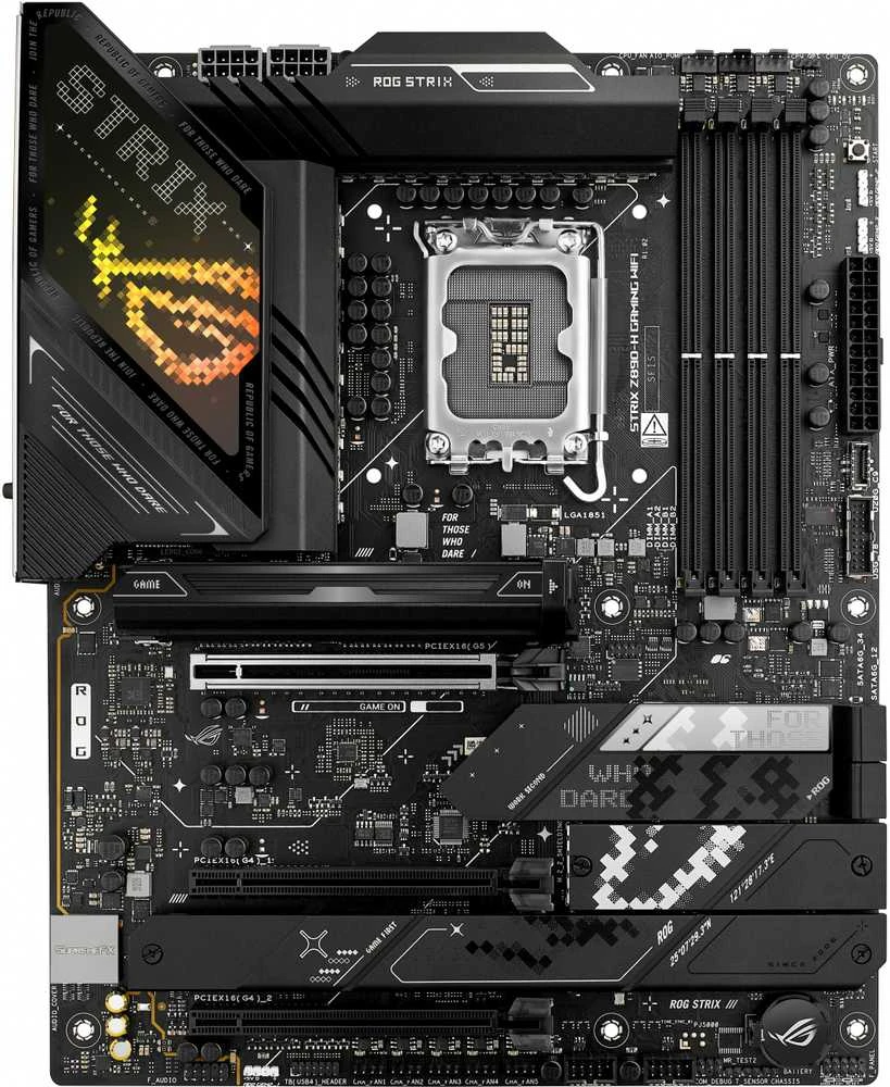 Pagrindinė plokštė MB ASUS ROG STRIX Z890-H GAMING WIFI (Intel.1851.DDR5.ATX)