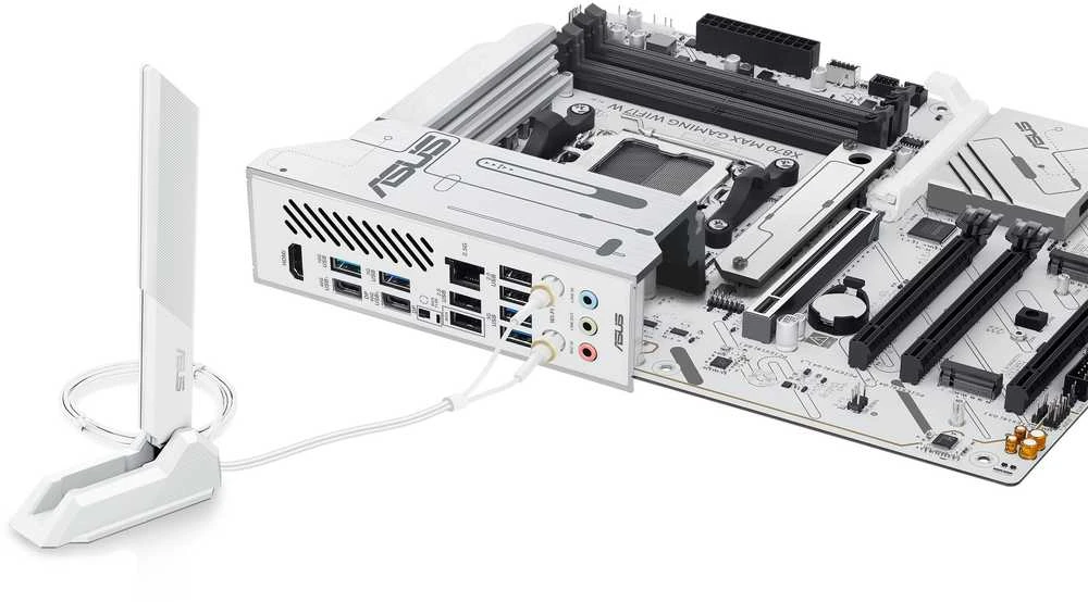 Pagrindinė plokštė ASUS X870 MAX GAMING WIFI7 W AMD X870 Socket AM5 ATX