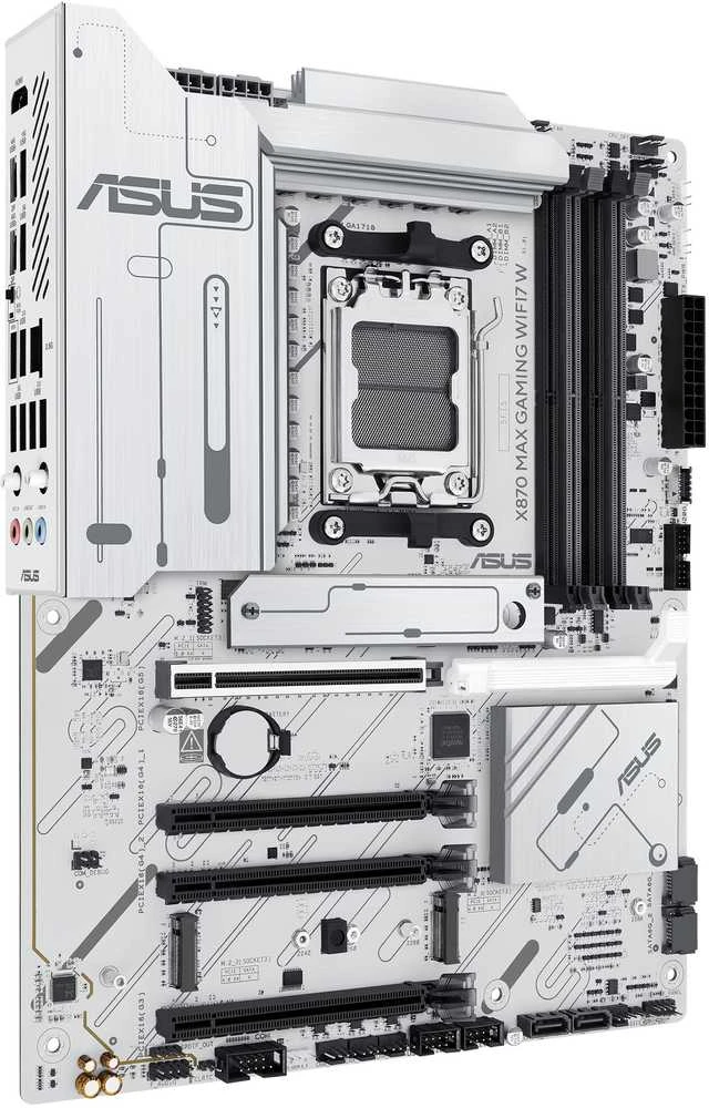 Pagrindinė plokštė ASUS X870 MAX GAMING WIFI7 W AMD X870 Socket AM5 ATX