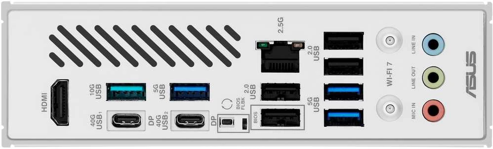 Pagrindinė plokštė ASUS X870 MAX GAMING WIFI7 W AMD X870 Socket AM5 ATX