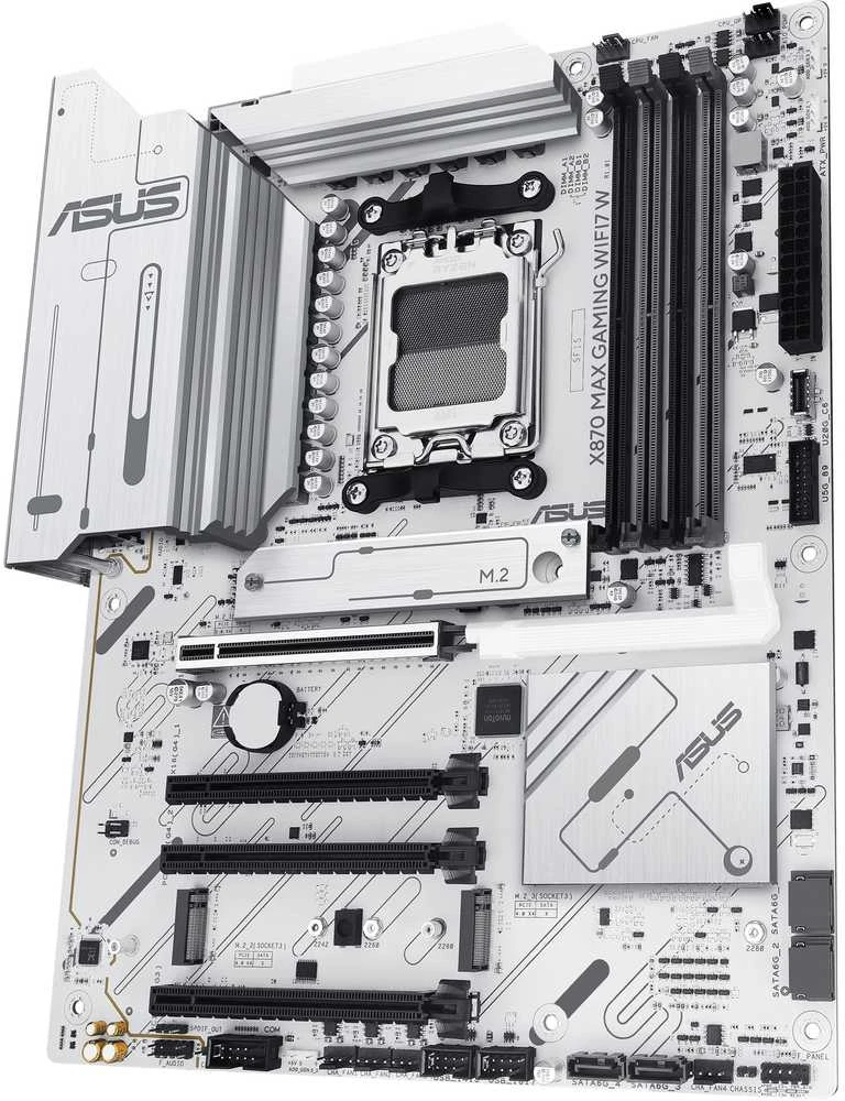 Pagrindinė plokštė ASUS X870 MAX GAMING WIFI7 W AMD X870 Socket AM5 ATX