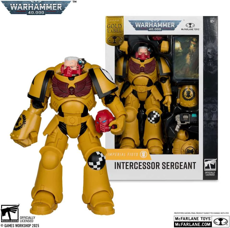 Carruzzo McFarlane Warhammer užtarėjo seržanto figūrėlė, 7 colių