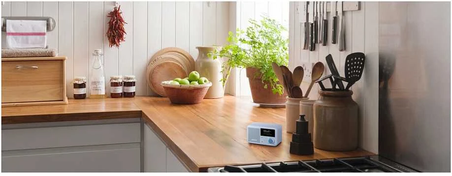 Medion LIFE® S66822 nešiojamas DAB+ radijas, mėlynas