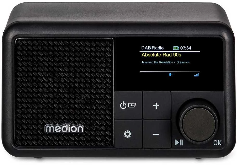 Medion LIFE® S66822 Tragbares DAB+ Radio juodas