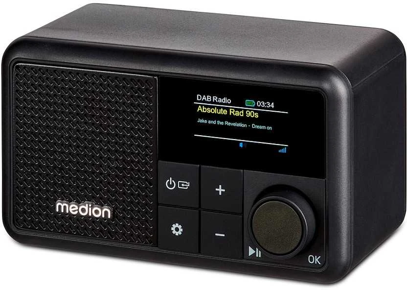 Medion LIFE® S66822 Tragbares DAB+ Radio juodas