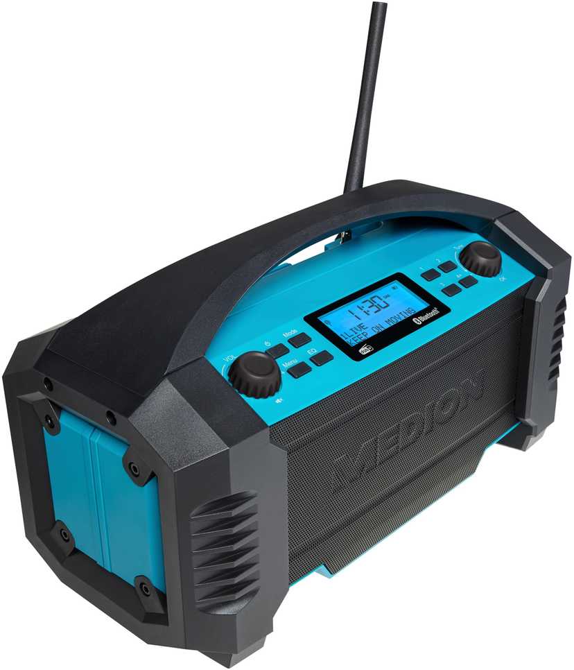 Medion MD 43320 DAB+ Baustellen-Radio blau / juodas