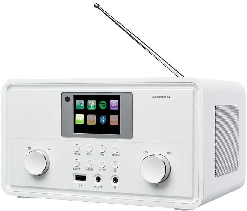 Medion MD 88069 Internetradio baltas