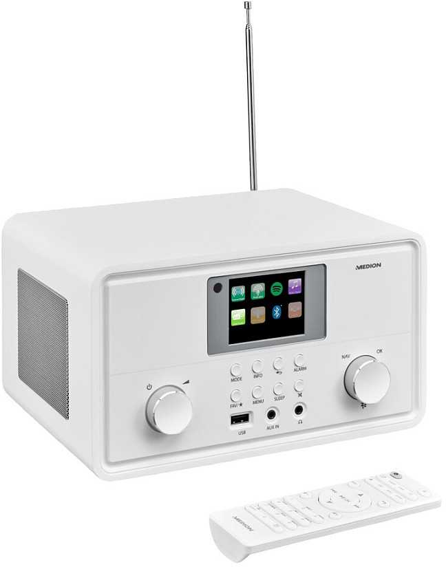 Medion MD 88069 Internetradio baltas