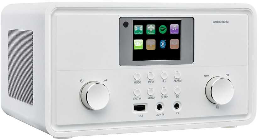 Medion MD 88069 Internetradio baltas