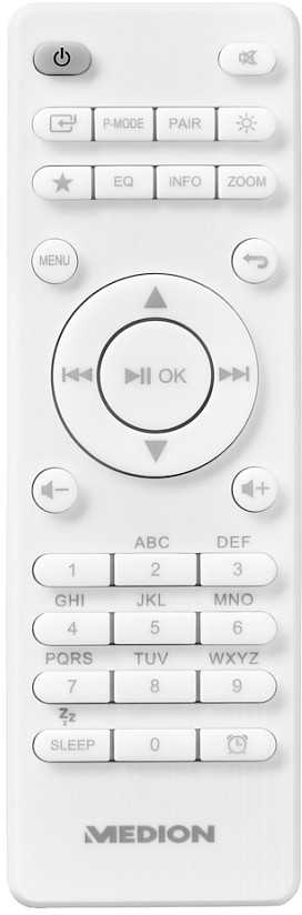 Medion MD 88069 Internetradio baltas