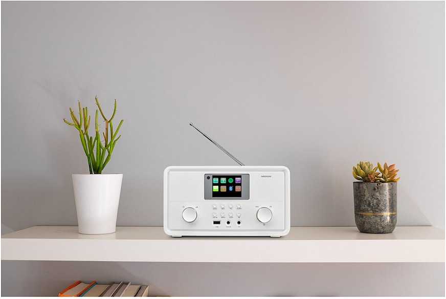 Medion MD 88069 Internetradio baltas