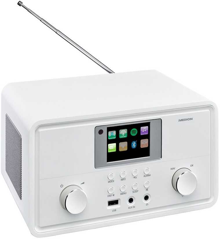 Medion MD 88069 Internetradio baltas