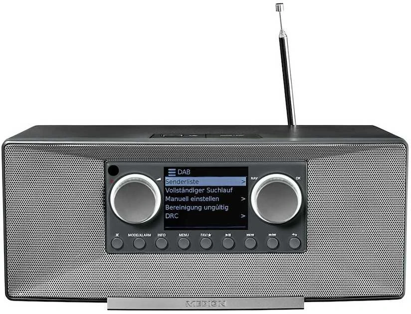 Medion MD 89289 Stereo Internetradio grau