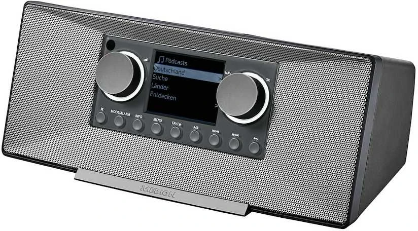 Medion MD 89289 Stereo Internetradio grau