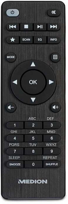 Medion MD 89289 Stereo Internetradio grau