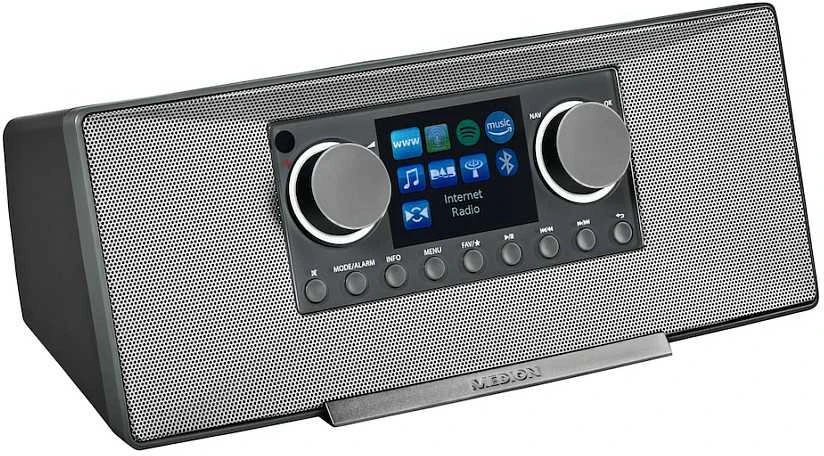 Medion MD 89289 Stereo Internetradio grau