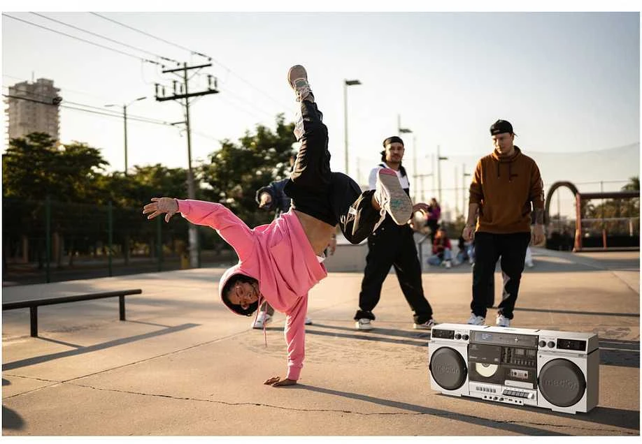 Medion P66538 Retro-Boombox wei