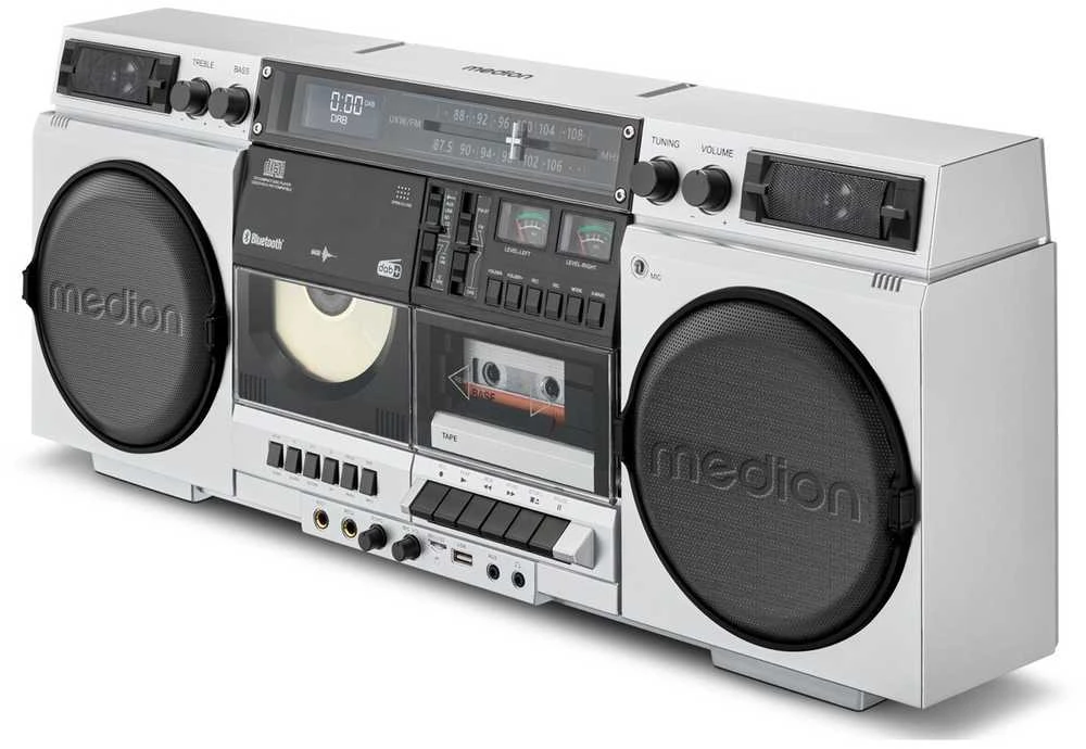 Medion P66538 Retro-Boombox wei