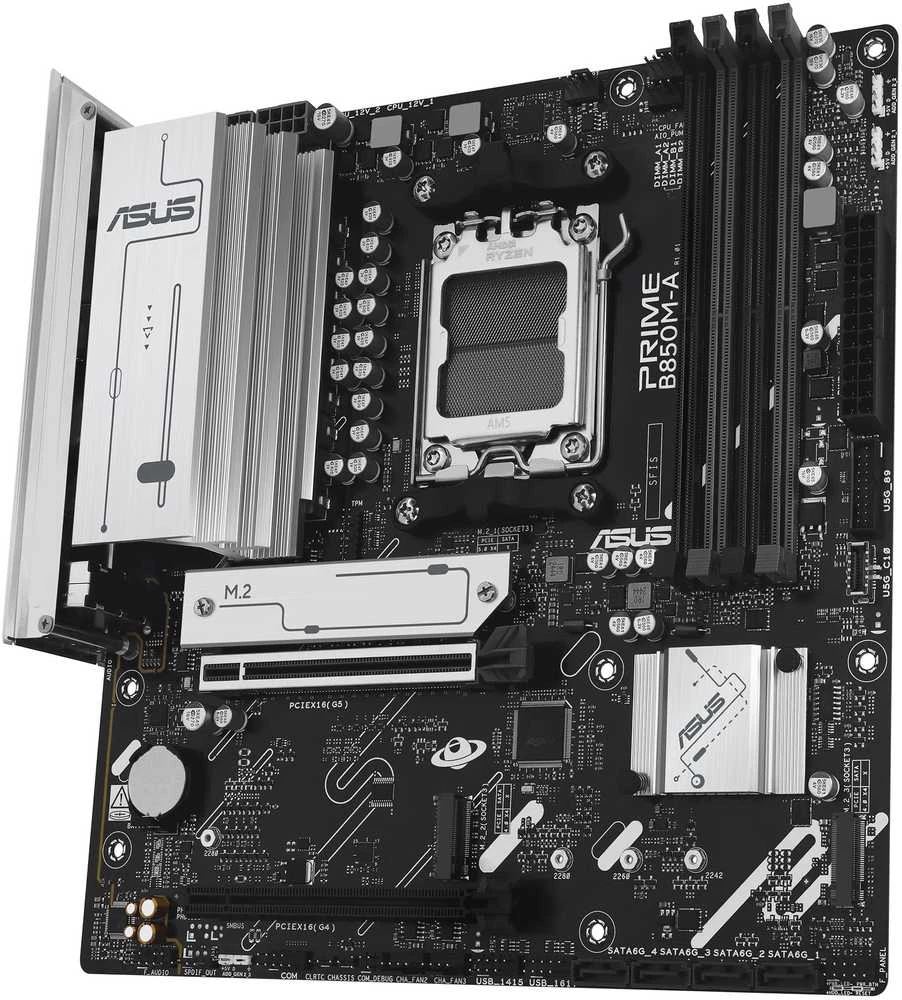 Pagrindinė plokštė Mėlynoji plokštė ASUS PRIME B850M-A-CSM