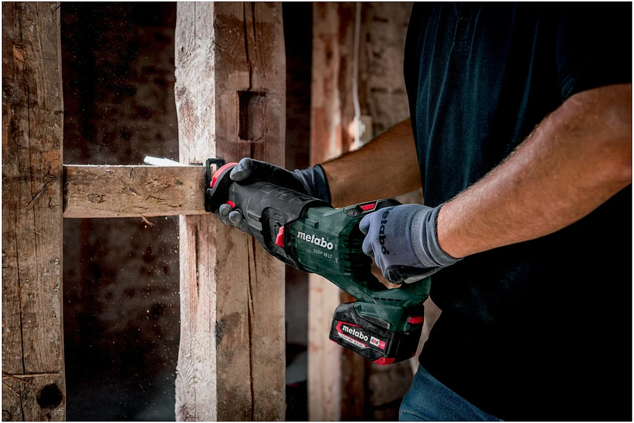 Akumuliatorinis tiesinis pjūklas Metabo SSEP 18 LT; 18 V (be akumuliatoriaus ir pakrovėjo)