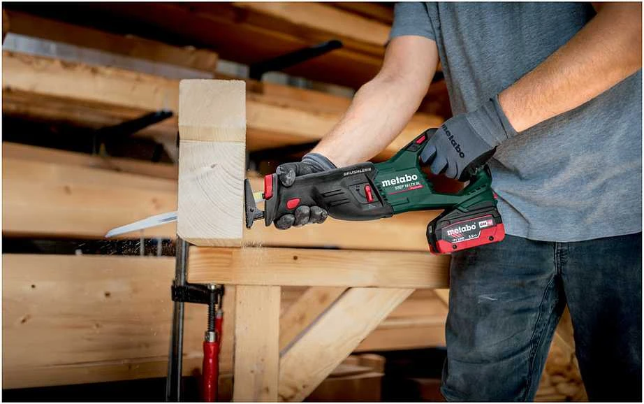 Tiesinis pjūklas Metabo METABO Tiesinis pjūklas SSEP 18 LT BL Karkasas METABOX