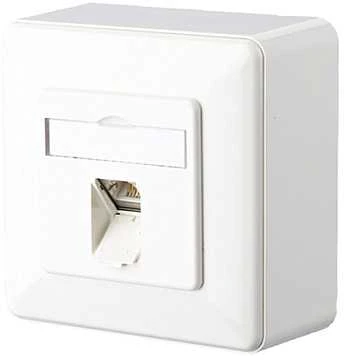 Port METZ CONNECT E-DAT C6A 1 prievadas AP grynai baltas