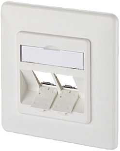 Metz Connect „MetzConnect BTR Datendose E-DAT“ modulis neužpildytas, 2 kartų uždengtas grynas baltas RAL 9010 - 1309151002-E