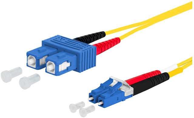 Metz Kabelis krosowy METZ CONNECT OpDAT, SC-D/LC-D OS2, 3 m