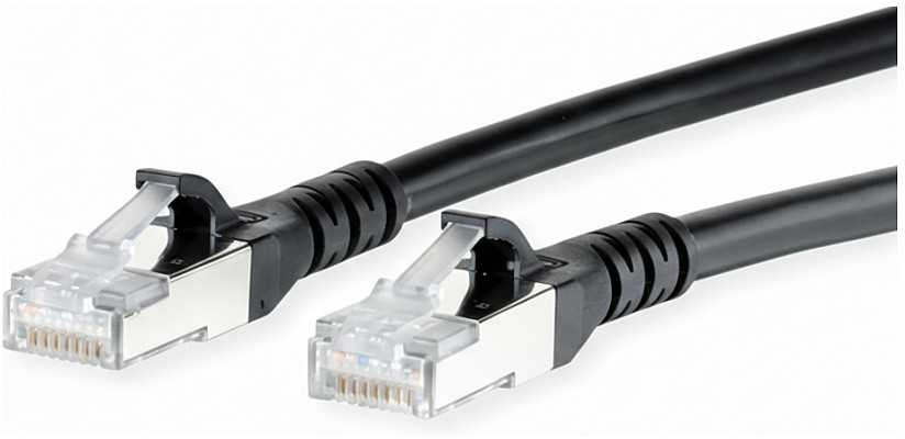 Digitus METZ CONNECT Kabelis krosowy Cat.6A AWG 26, LSOH, juoda, 50 m
