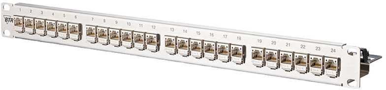 METZ CONNECT C6Amodul 24 prievadas 180°M 1U nerūdijantis plienas